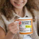 Prescription Cocoa Personalized Custom Funny Coffe Coffee Mug<br><div class="desc">This design may be personalized in the area provided by changing the photo and/or text. Or it can be customized by clicking Personalize this Template and then choosing the click to customize further option and delete or change the color of the background, add text, change the text color or style,...</div>
