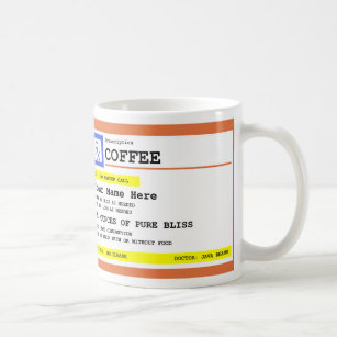 Prescription Coffee Personalized Coffee Mug