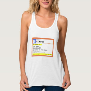 Prescription Coffee Square Personalized Tank Top