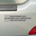 Prescription for Testicles Bumper Sticker | Zazzle