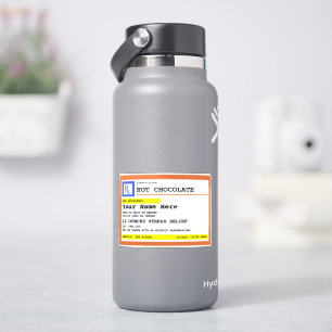 Prescription Hot Chocolate Personalized Sticker