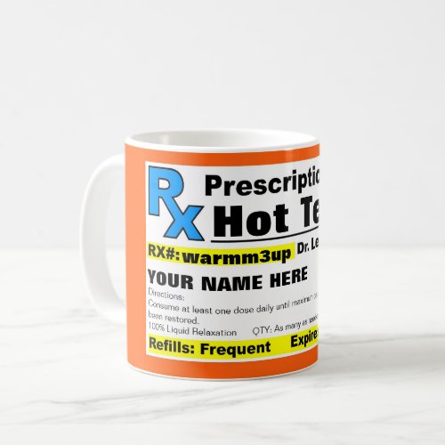 Prescription Hot Tea Mug