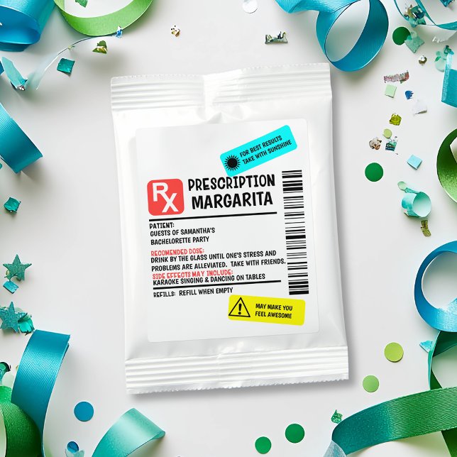 Prescription Margarita Funny Party Favor  Margarita Drink Mix (Creator Uploaded)
