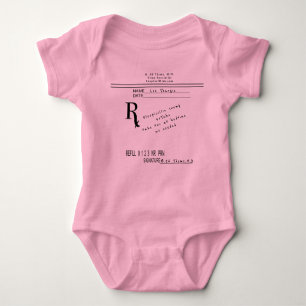 Prescription Pad - Sleepicillin by B. Ed Thyme MD Baby Bodysuit