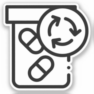 Prescription Refill Reminder Sticker