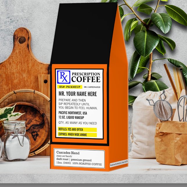 Prescription Strength Label Roasted Coffee (Creator Uploaded)