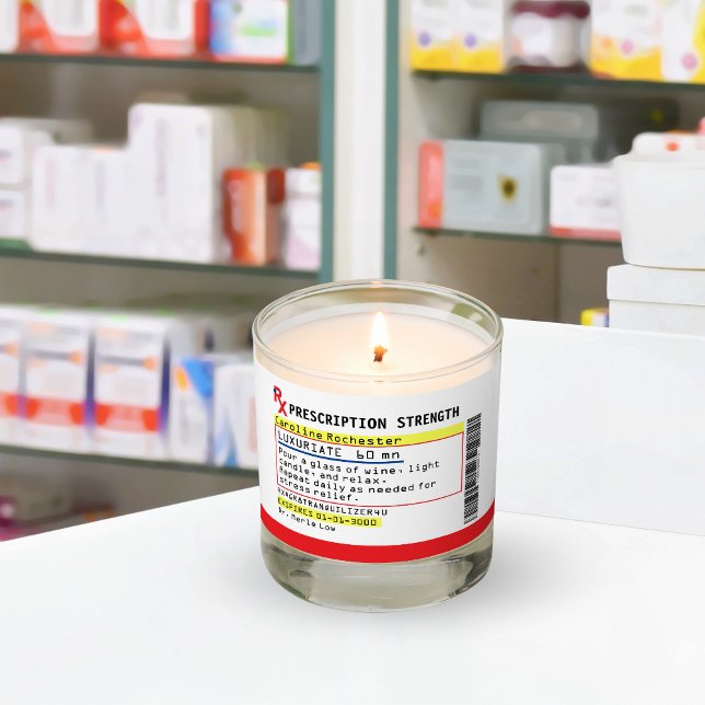 Prescription Strength Scented Jar Candle (Creator Uploaded)
