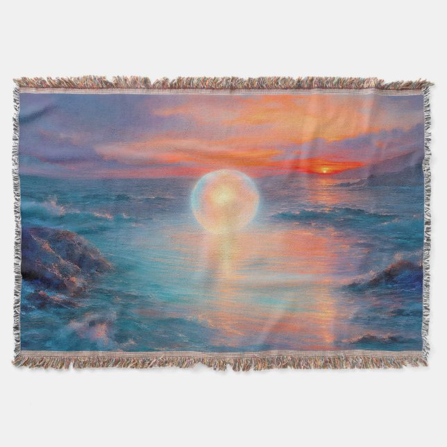 “Presence”  -  A Portrait of Origin Throw Blanket (Front)
