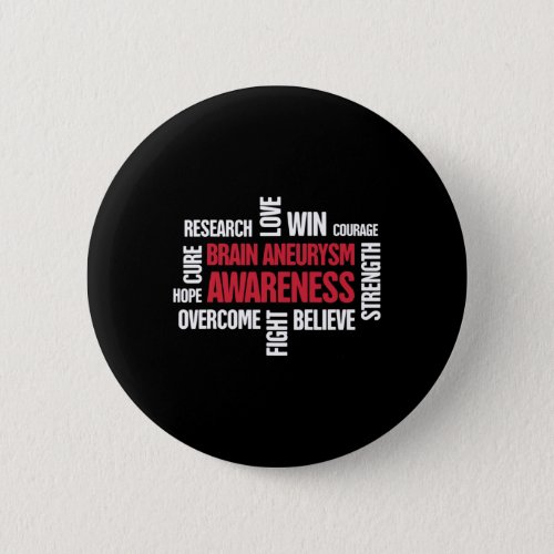 Present Brain Aneurysm Awareness  Button