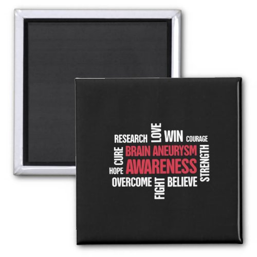 Present Brain Aneurysm Awareness  Magnet