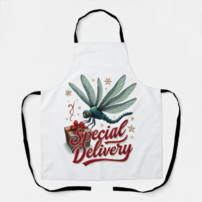 Present Delivery Dragonfly Apron (Front)