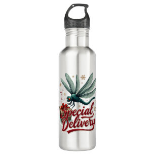 Present Delivery Dragonfly Stainless Steel Water Bottle