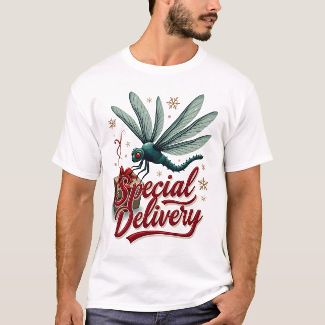 Present Delivery Dragonfly T-Shirt (Front)