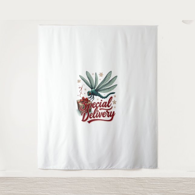 Present Delivery Dragonfly Tapestry (Front)