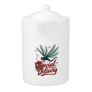 Present Delivery Dragonfly Teapot