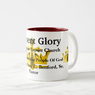 Present Glory Baptist Church Two-Tone Coffee Mug