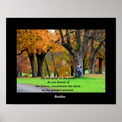 Present Moment _ Buddha quote _ art print