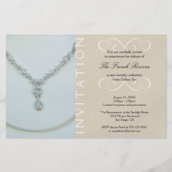 Present New Luxury Product Elegant Line Invitation Flyer by FidesDesign at Zazzle