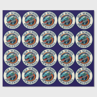 Present wrapping paper DragonX Pickleball team
