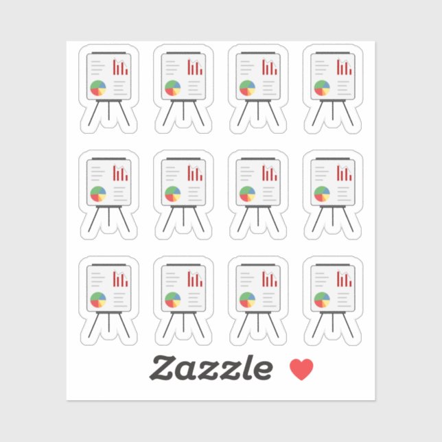 Presentation Business School Meeting Work Reminder Sticker (Sheet)