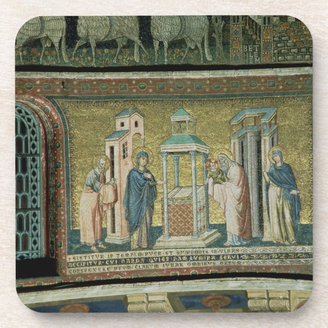 Presentation in the Temple, detail from the Story Coaster (Front)