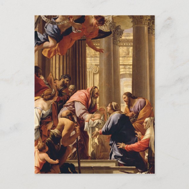 Presentation in the Temple Postcard (Front)