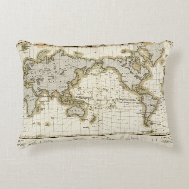 presentation isodynamic lines decorative pillow (Front)