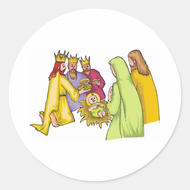 Presentation Magi Classic Round Sticker (Front)