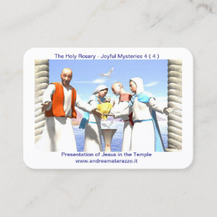 Presentation of Jesus in the Temple Holy Place Card