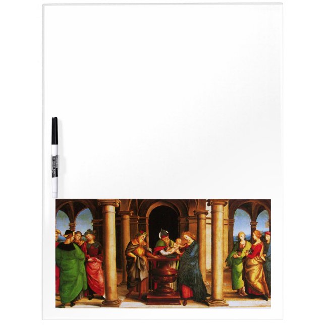 PRESENTATION OF JESUS TO TEMPLE by Raffaello Dry Erase Board (Front)