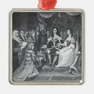 Presentation of the Bill of Rights Metal Ornament