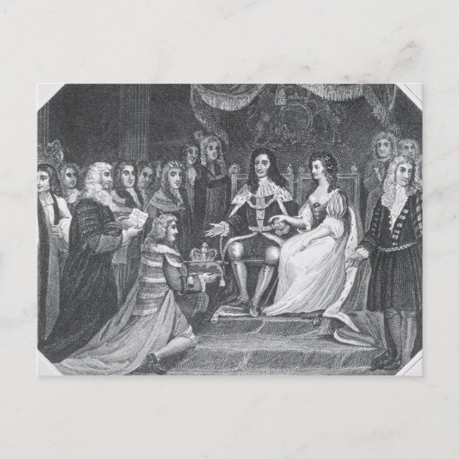Presentation of the Bill of Rights Postcard (Front)