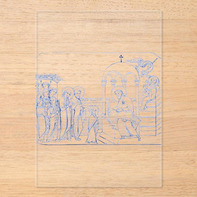 Presentation of the Blessed Virgin Mary Acrylic Invitations (Front)
