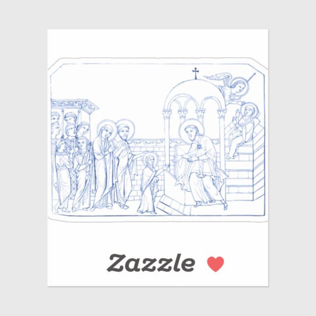 Presentation of the Blessed Virgin Mary Sticker (Sheet)