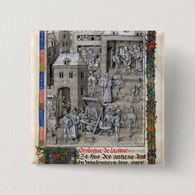 Presentation of the book to Philippe Le Bon Button (Front)