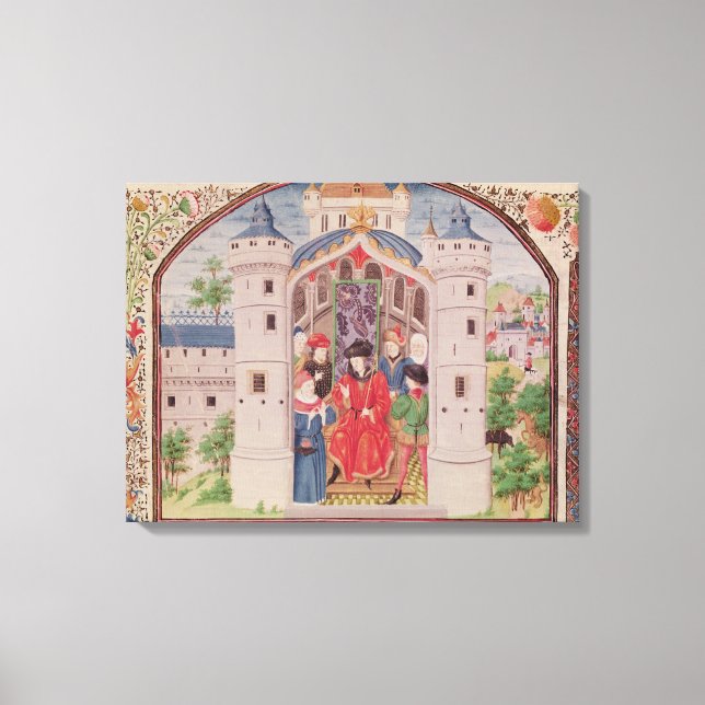 Presentation of The Economics Canvas Print (Front)