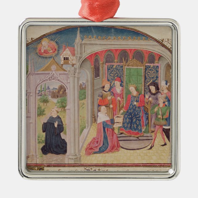 Presentation of The Ethics to the King Metal Ornament (Front)