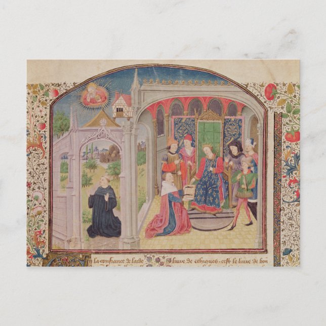 Presentation of The Ethics to the King Postcard (Front)