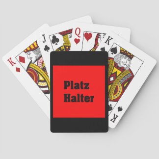 presentation poker cards