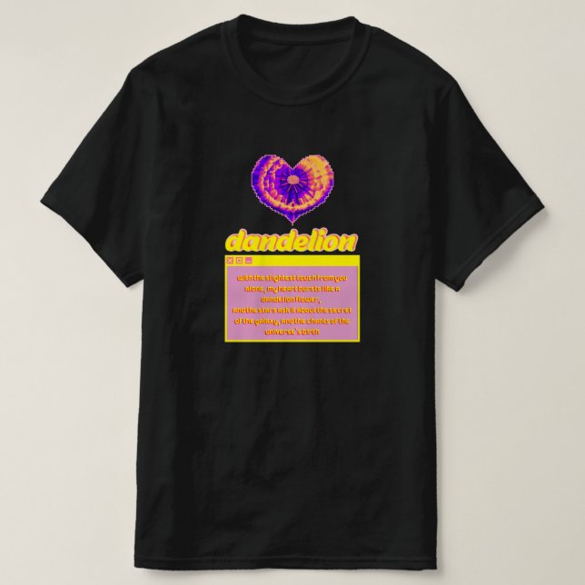 Presentation : The effect of love in the big bang T-Shirt (Design Front)