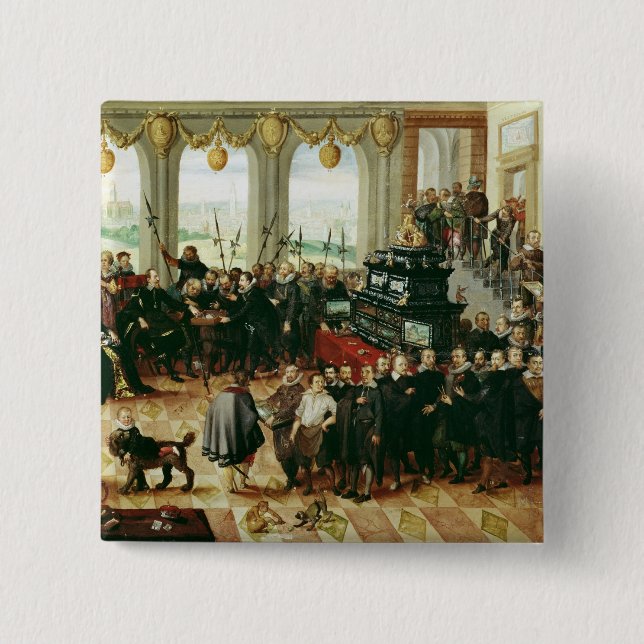 Presentation to Duke Phillip II Button (Front)