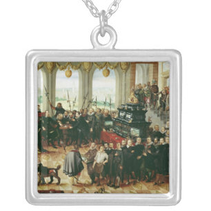 Presentation to Duke Phillip II Silver Plated Necklace