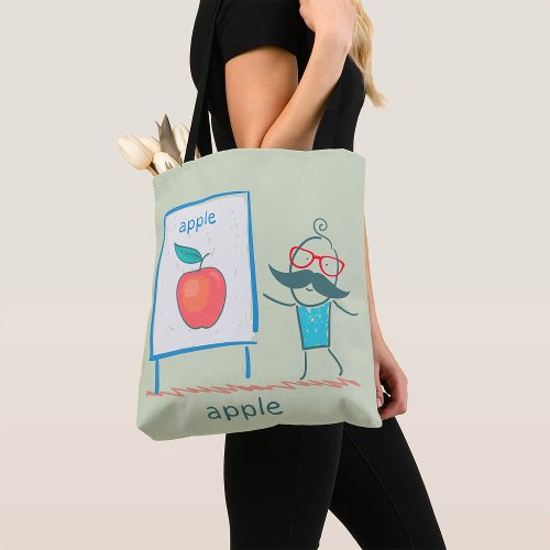 Presenting An Apple Tote Bag