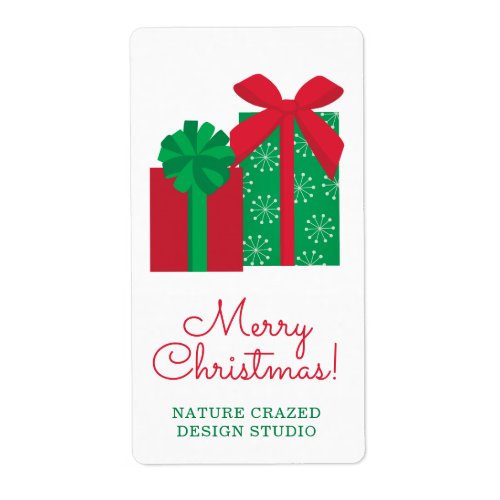 Presents Company Christmas Gift Tag