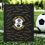 Presents For Soccer Coaches, All Player&#39;s Names Fleece Blanket at Zazzle