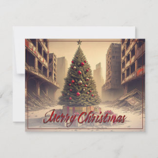 Presents Under a Tree in a Toxic Apocalyptic World