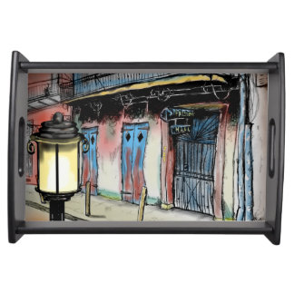 PRESERVATION HALL NEW ORLEANS by Slipperywindow Serving Tray