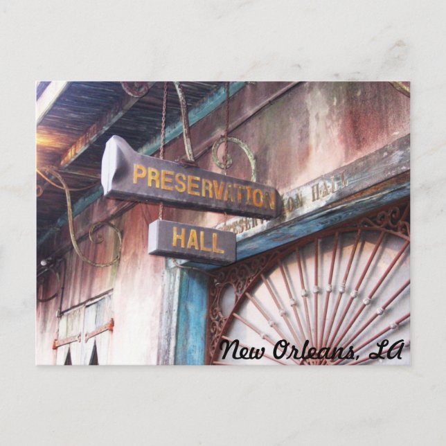 Preservation Hall Postcard (Front)