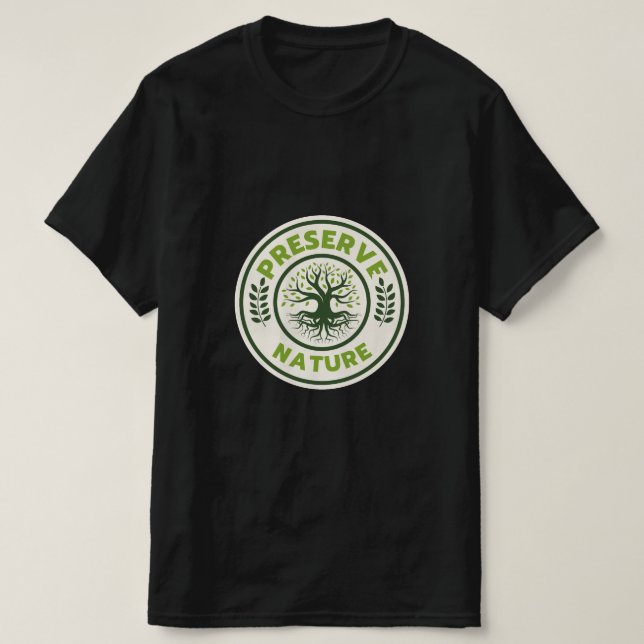 Preserve Nature Mens T-Shirt (Design Front)