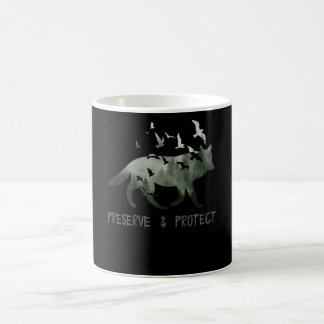 Preserve & Protect National Park Wolf Coffee Mug